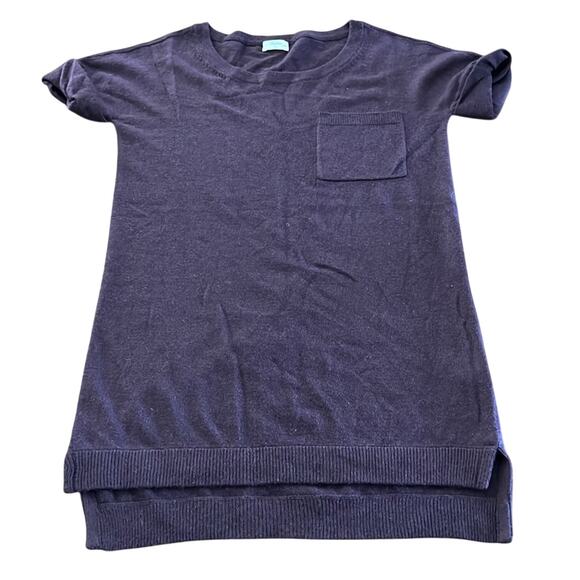 Wallace XS Dark Purple Tunic Sweater Y2K Vintage - Picture 5 of 10